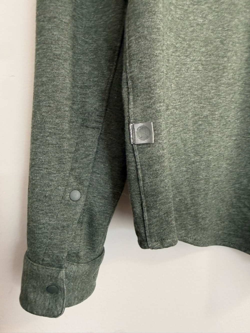 Lululemon Soft Knit Overshirt Heathered Smoked Spruce M3CZMS - Picture 12 of 15